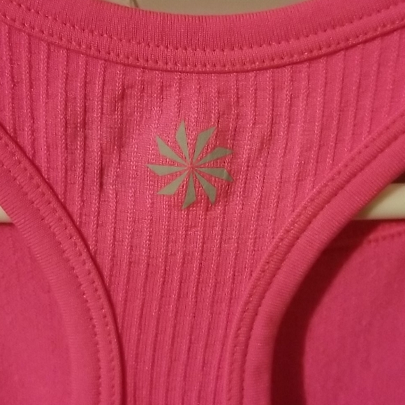 Athleta Pink Tank Top Activewear Exercise - Picture 4 of 4